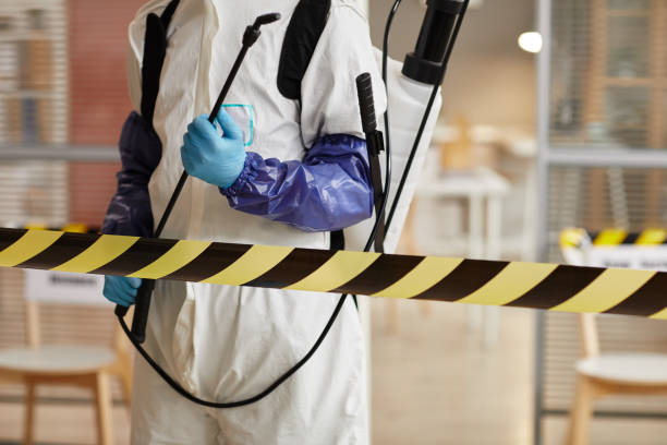 Professional Biohazard Cleanup technician working in Randolph, UT